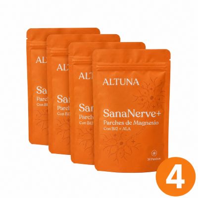 SanaNerve+® Parches de Magnesio para el Alivio Nervioso
