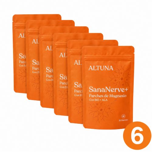SanaNerve+® Parches de Magnesio para el Alivio Nervioso