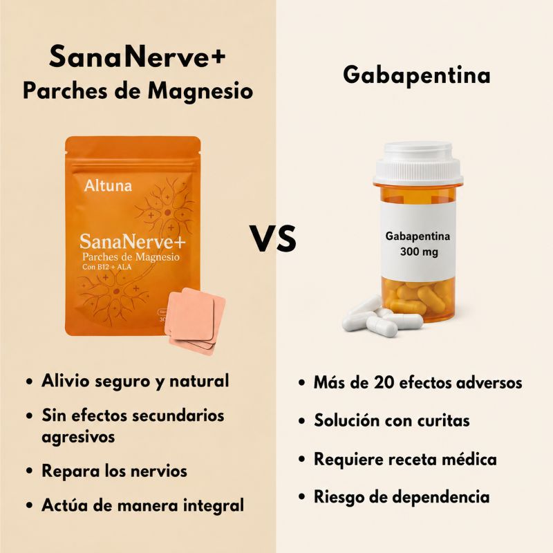 SanaNerve+® Parches de Magnesio para el Alivio Nervioso